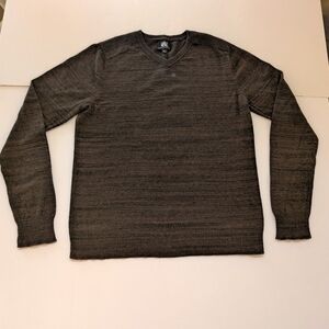 Rock & Republic Men's V-Neck Brown Long Sleeve Sweater